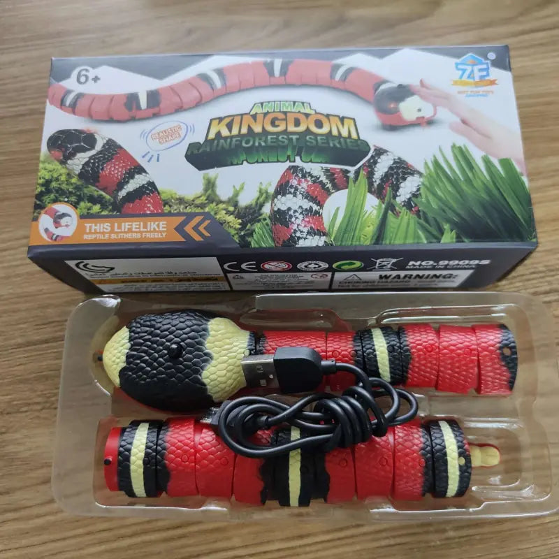 USB Charging Interactive Snake Toy for Cats - Endless Fun
